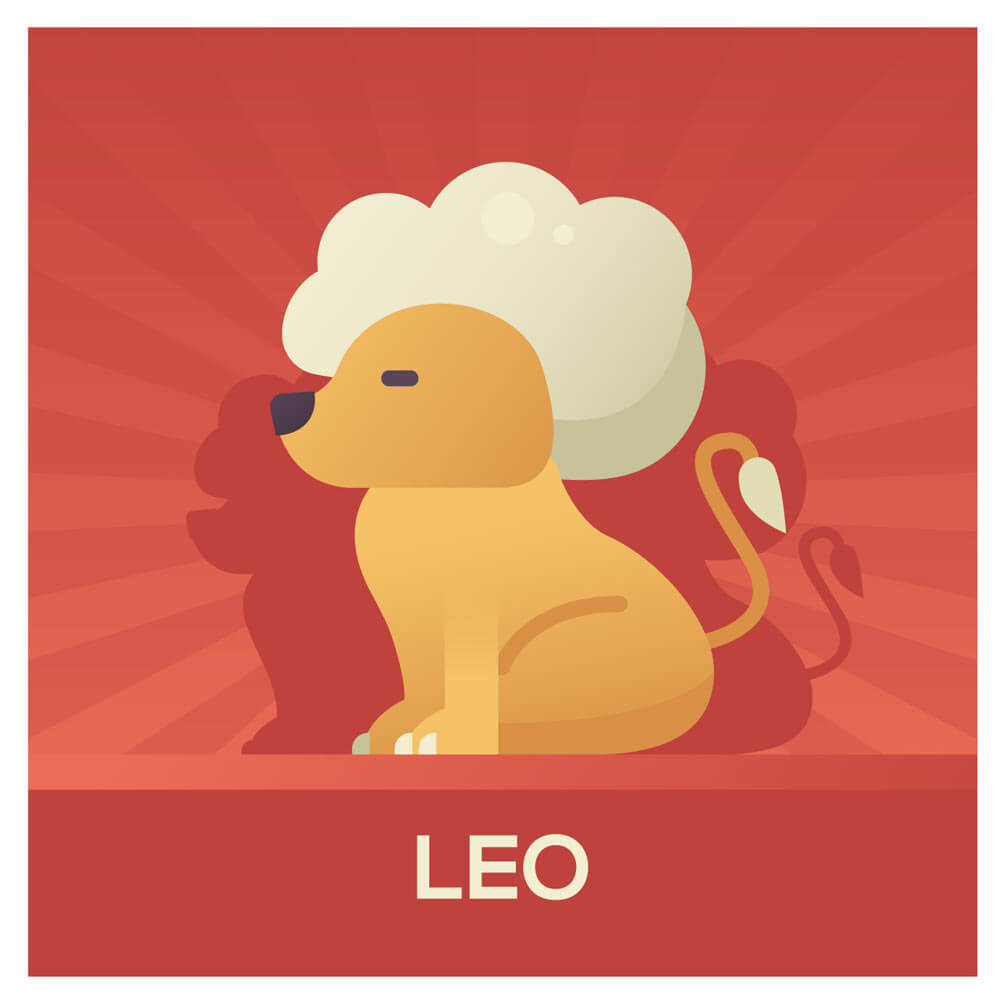Lejonet Stjärntecken Leo